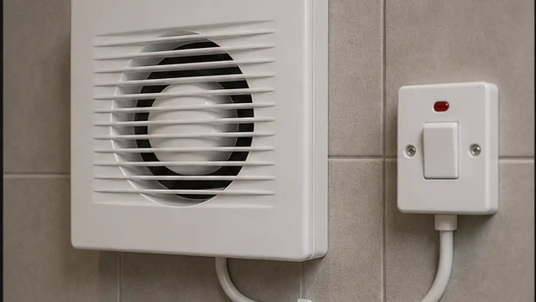 Illustrative extractor fan installation work in Kirriemuir
