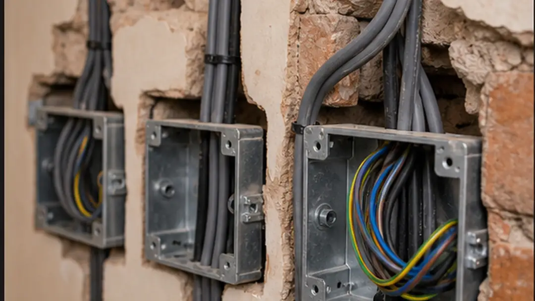 Illustrative full house rewiring work in Kirriemuir