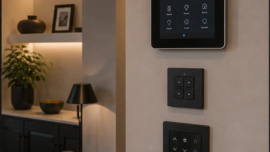 Finished smart home installation electrical work